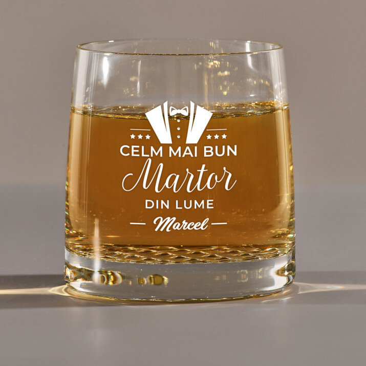 Cel mai bun martor - Pahar pentru whisky