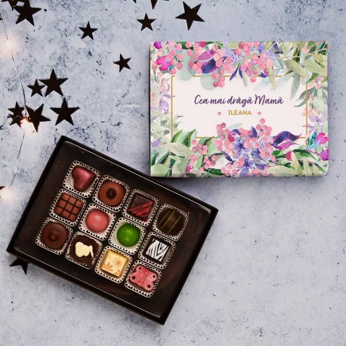 Cea mai dragă mamă - Praline din ciocolată belgiană