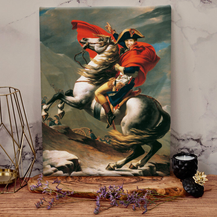 Napoleon pe cal - Portret Regal