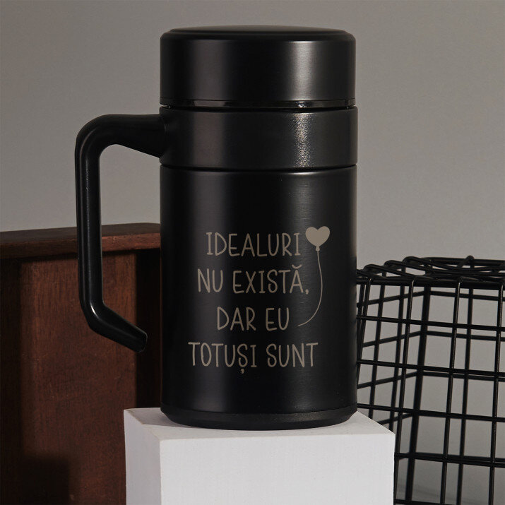 Idealuri nu există - Cană termică cu mâner