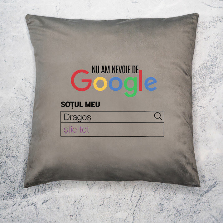 Nu am vevoie de google - Pernă