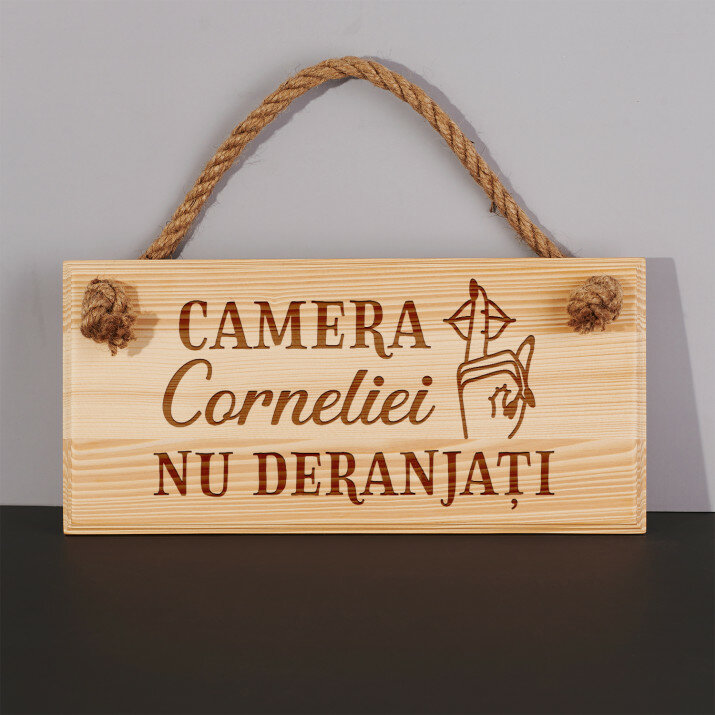 Nu deranjați - Placă de lemn