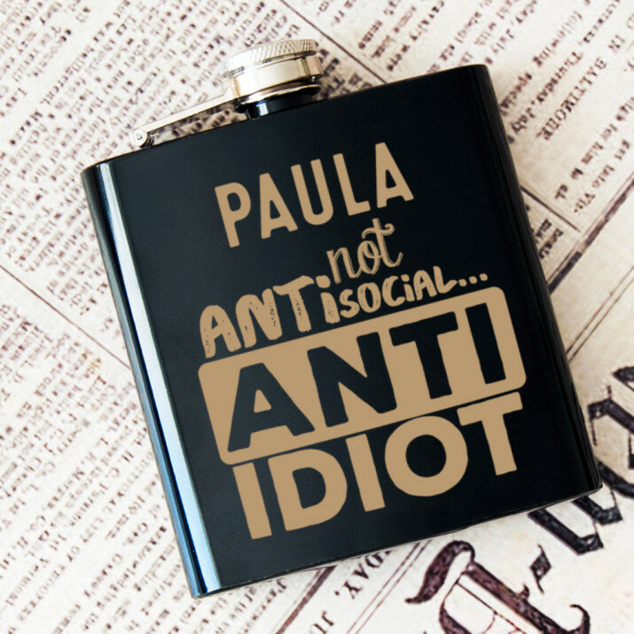 Not antisocial - Ploscă neagră