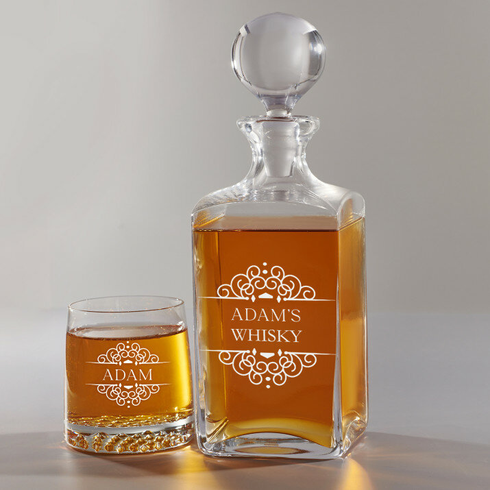 Ornaments - Set cu carafă și pahare pentru whisky
