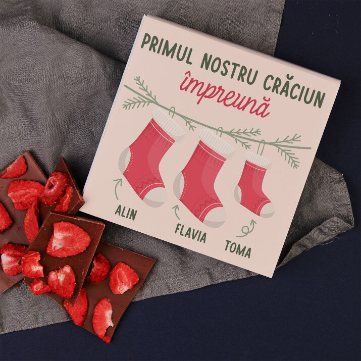 Primul nostru crăciun împreună - Ciocolată cu căpșune