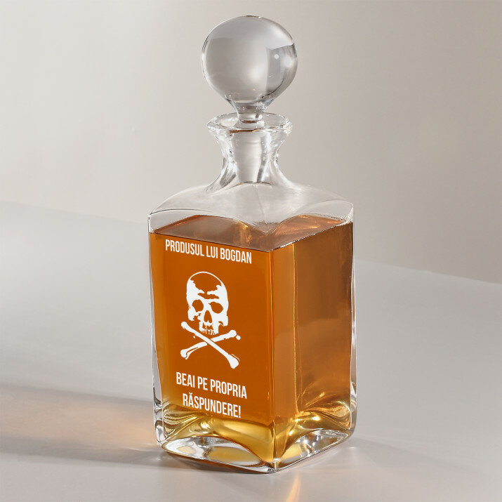 Beai pe propria răspundere - Carafă pentru whisky