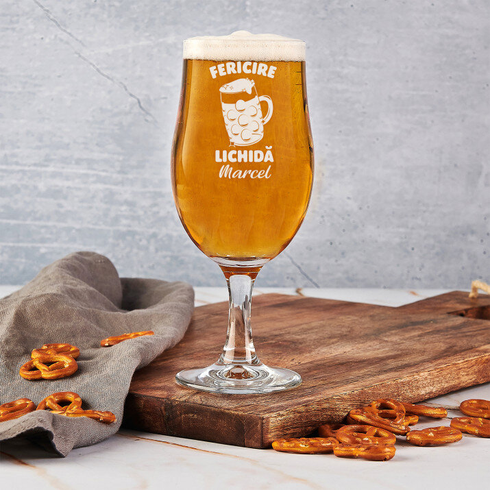 Fericire lichidă - Pocal pentru bere Fericire lichidă - Pocal pentru bere