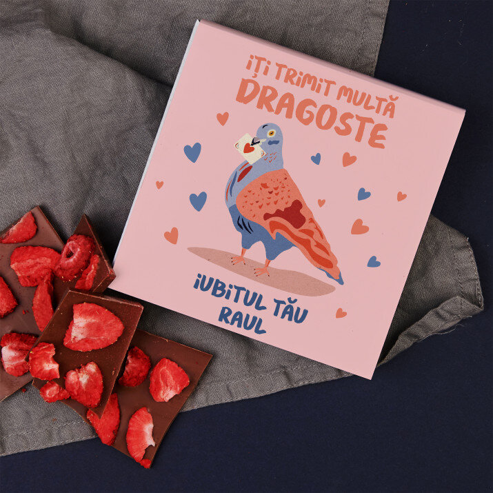 îți trimit multă dragoste - Ciocolată cu căpșune