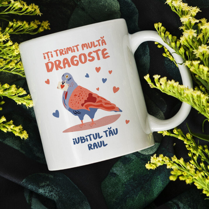 îți trimit multă dragoste - Cană