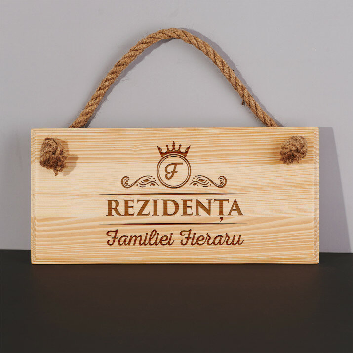 Rezidență 2 - Placă de lemn