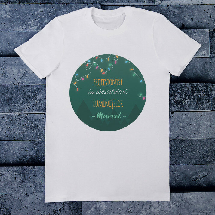 Frofesionist la descâlcitul luminițelor - Tricou pentru bărbați