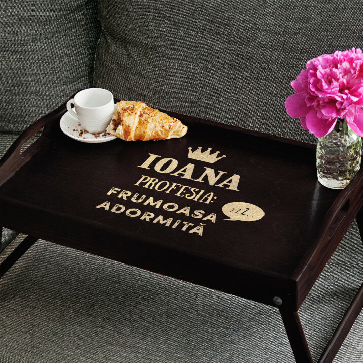 Frumoasa adormită - Tavă pentru micul dejun