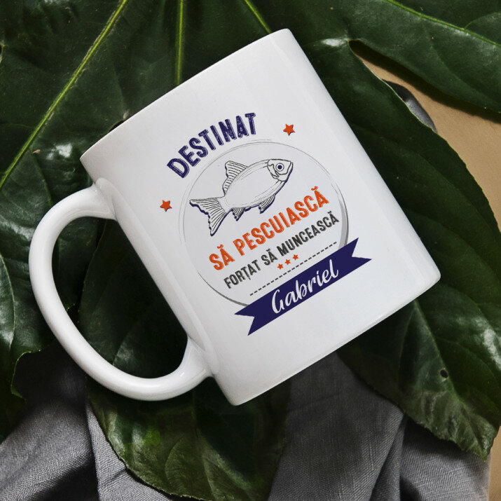 destinat să pescuiască - Cană 