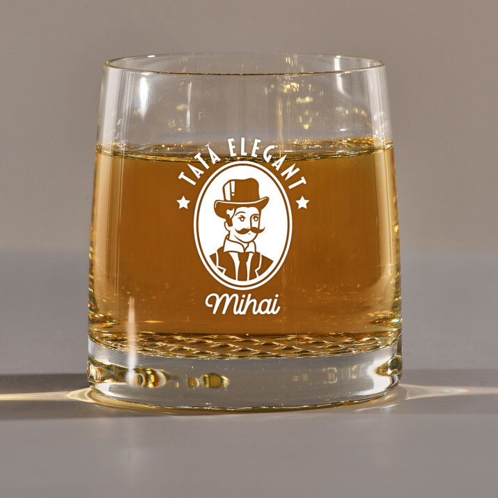 Tată elegant - Pahar pentru whisky