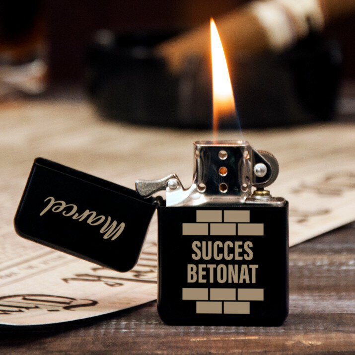 Succes betonat - Brichetă pe benzină