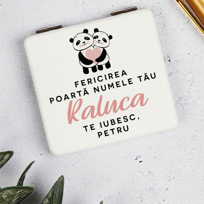 Fericirea poartă numele tău - Oglindă de buzunar