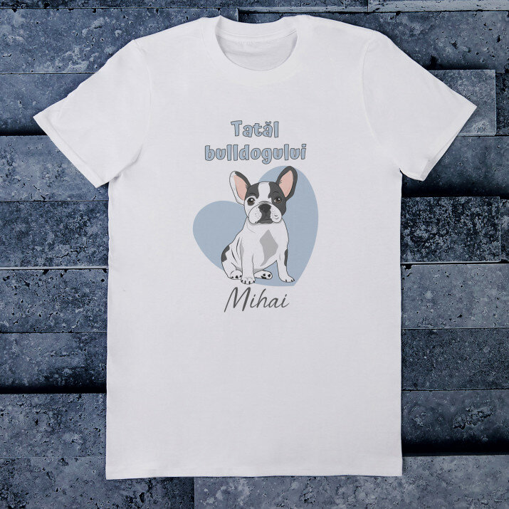 Tatăl bulldogului - Tricou pentru bărbați
