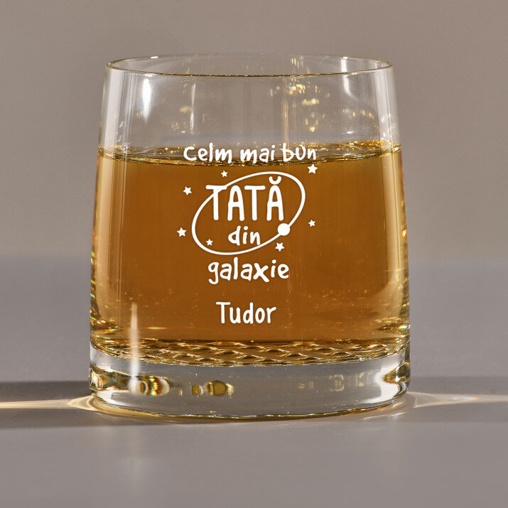Tată din galaxie - Pahar pentru whisky