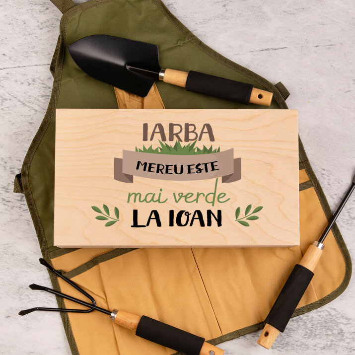 Iarba mereu este mai verde - Set de unelte de grădinărit în cutie