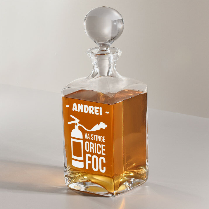 Va stinge orice foc - Carafă pentru whisky