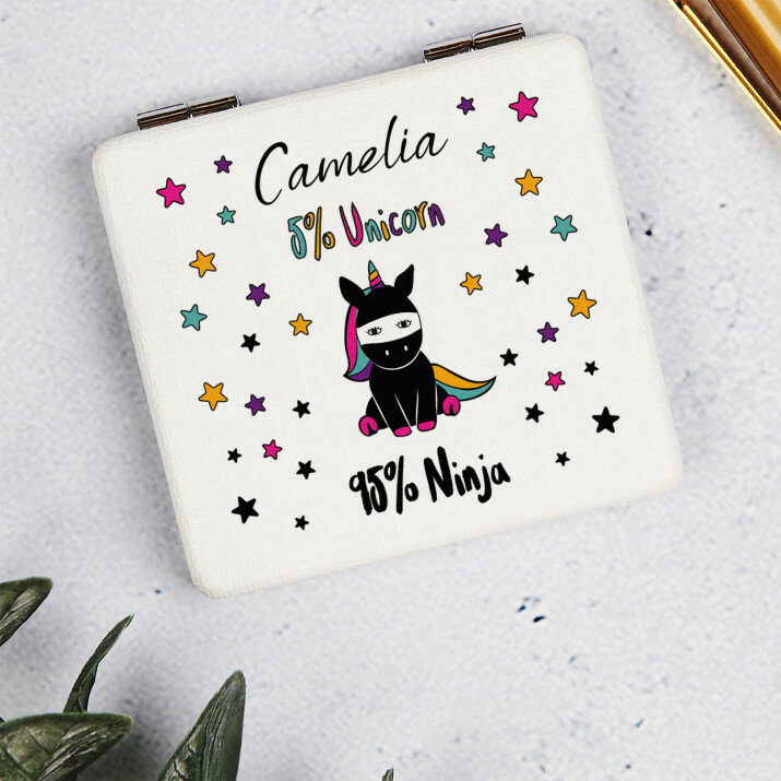 Unicorn ninja - Oglindă de buzunar