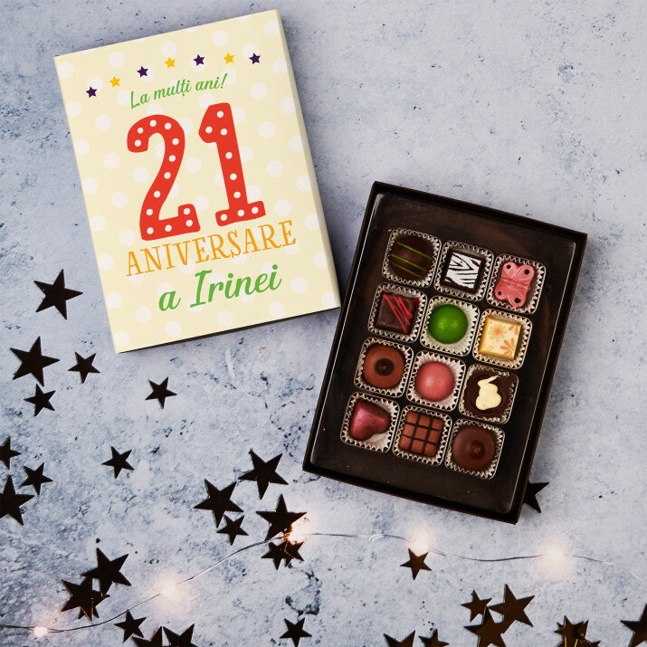 Zi de naștere - Praline din ciocolată belgiană