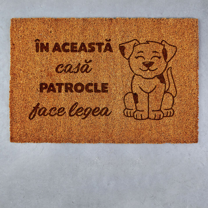 În această casă câinele face legea - Covoraș de intrare