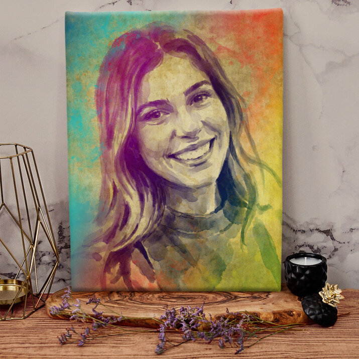 Watercolor - Portret Stilizat