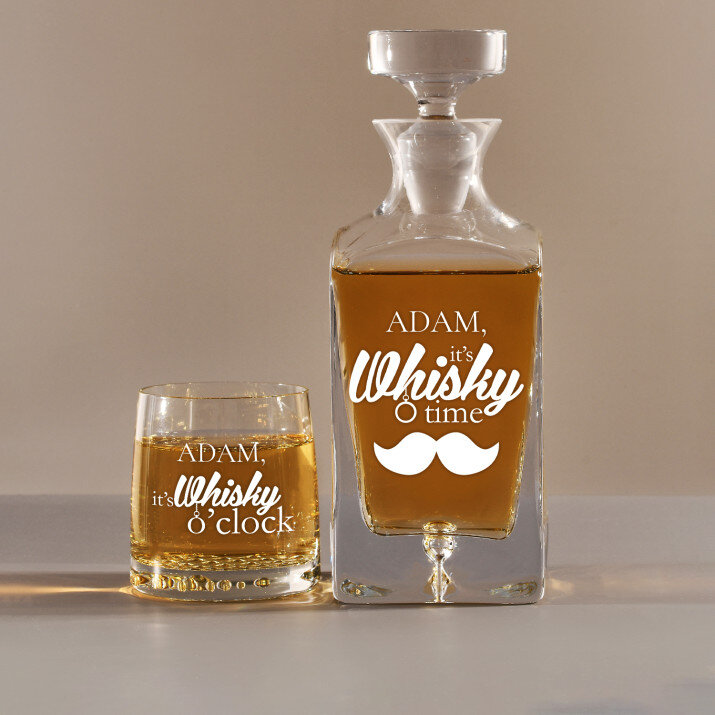 Whisky Time - Set cu carafă și pahare pentru whisky