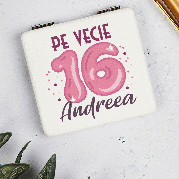 16 pe vecie - Oglindă de buzunar