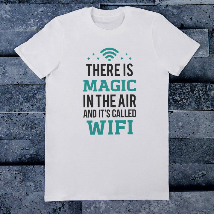 Wifi - Tricou pentru bărbați