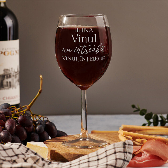 Vinul înțelege - Pahar pentru vin