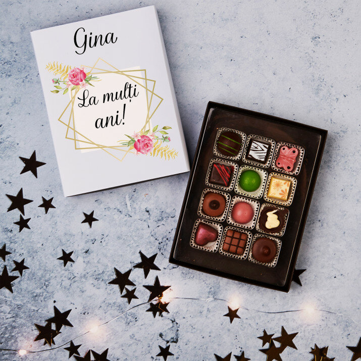 La mulți ani - Praline din ciocolată belgiană