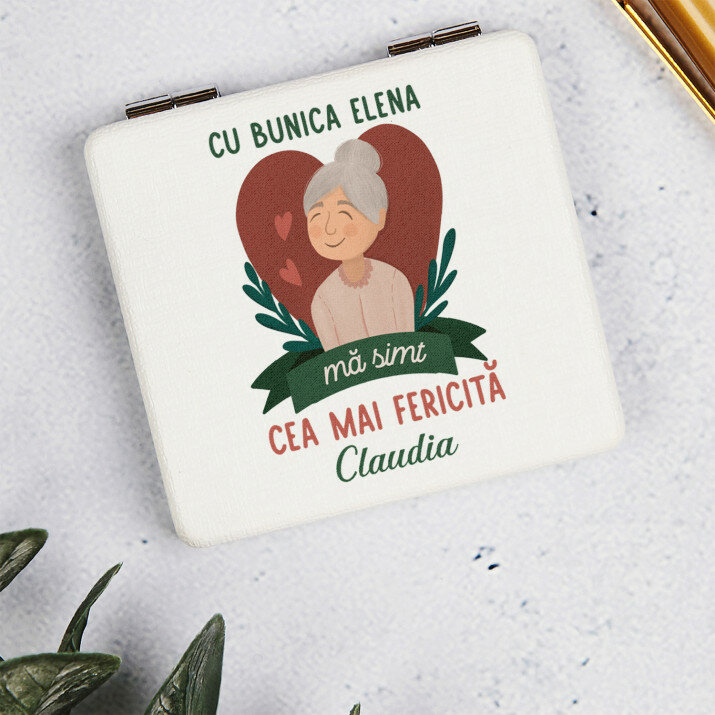 Cu bunica - Oglindă de buzunar