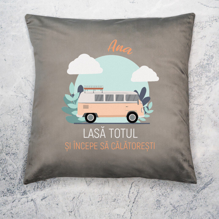 Începe să călătorești - Pernă