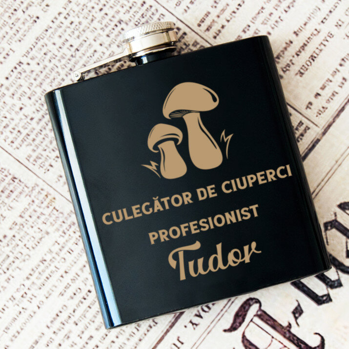 Culegător profesionist de ciuperci - Ploscă neagră