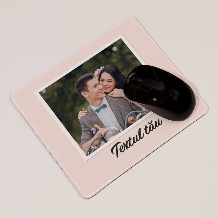 Fotografie și text - Mousepad