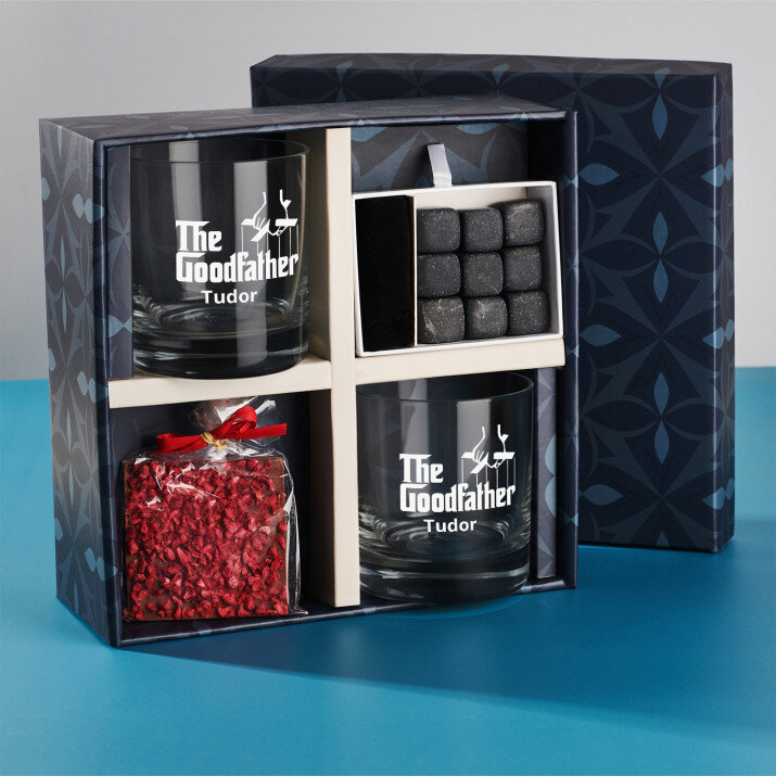 Set cadou pentru tata, cu pahare pentru whisky