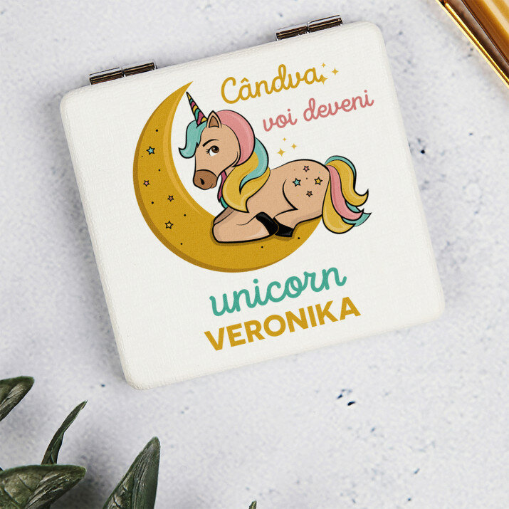 Voi deveni unicorn - Oglindă de buzunar