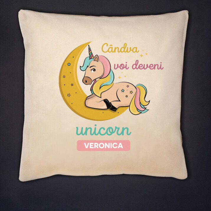 Voi deveni unicorn - Pernă