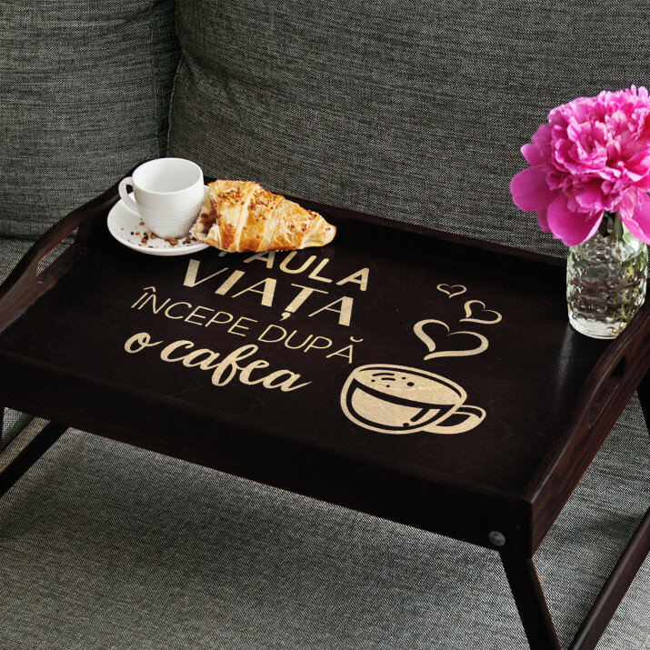 Viața după o cafea - Tavă pentru micul dejun