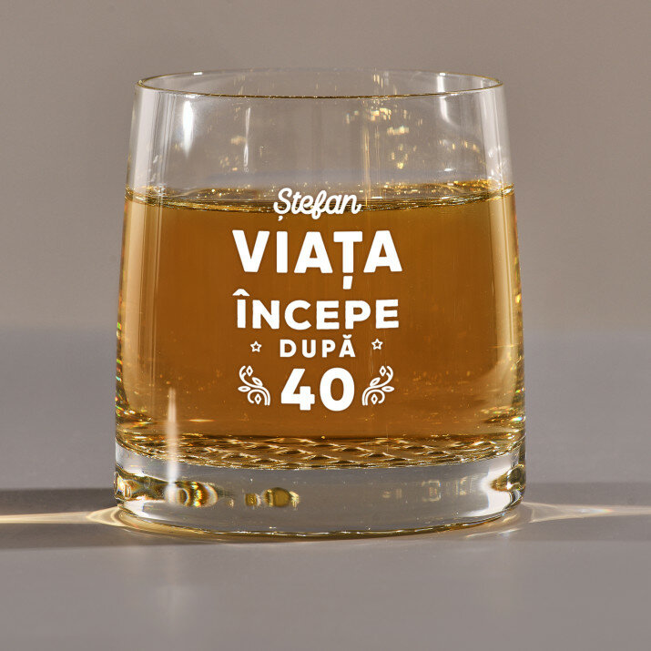 Viața începe - Pahar pentru whisky