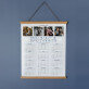 Bunica - Calendar cu lamele din lemn Bunica - Calendar cu lamele din lemn