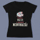 Vei fi o mamă minunată - Tricou negru pentru femei