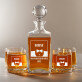 Beloved husband - Set cu carafă și pahare pentru whisky