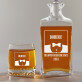 Beloved husband - Set cu carafă și pahare pentru whisky