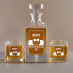 Beloved husband - Set cu carafă și pahare pentru whisky