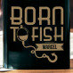 Born to fish - Ploscă neagră