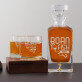 Born to fish - Set cu carafă și pahare pentru whisky