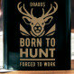 Born to hunt - Ploscă neagră